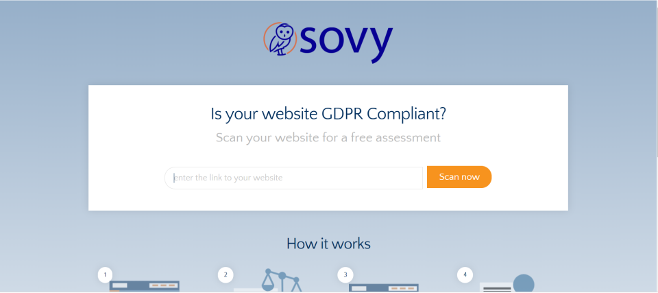 screenshot of Sovy GDPR Privacy Essentials